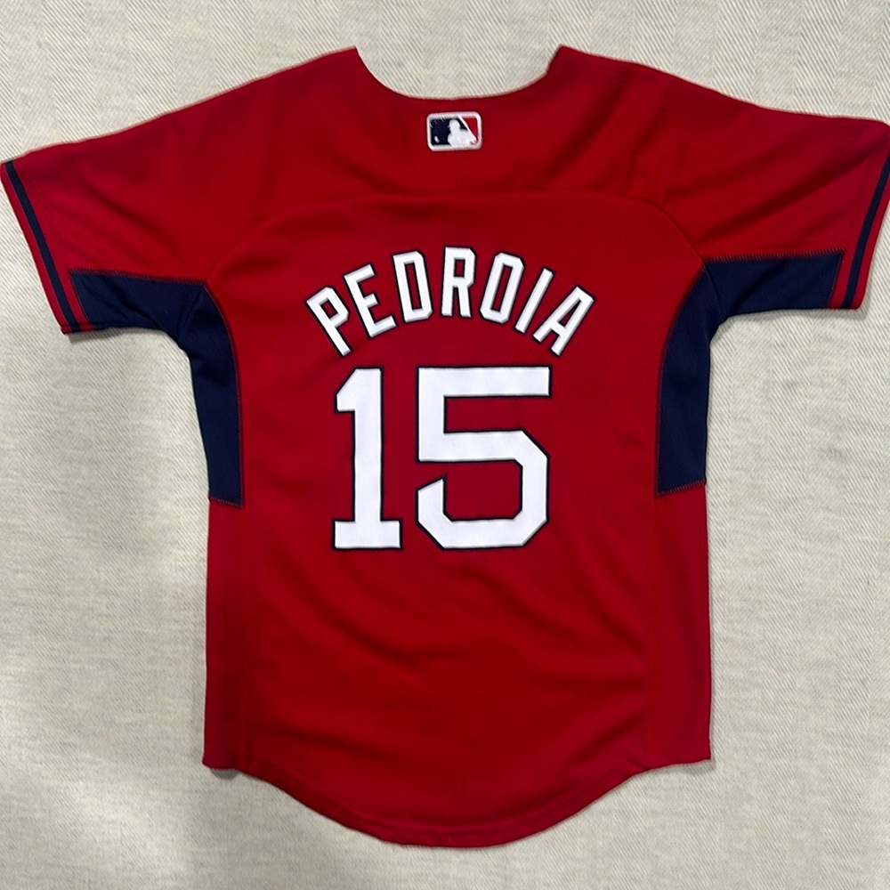 Red Sox Dustin Pedroia # 15 Majestic jersey - EUC